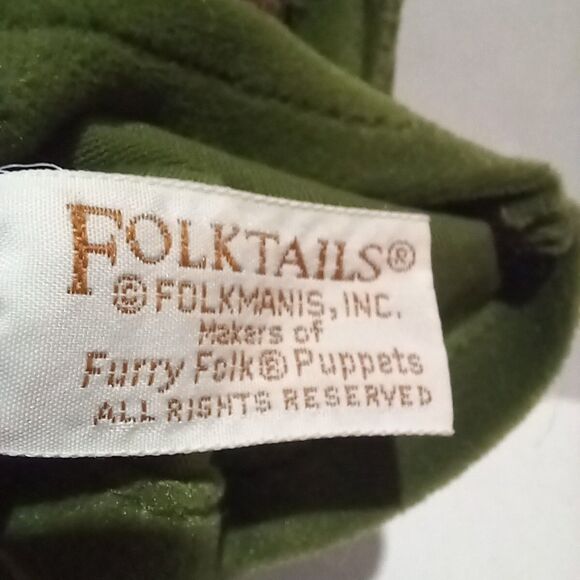 Folkmanis Folktails Grasshopper Glove Puppet-Furry Folk-Realistic-13 Inch - Picture 8 of 9